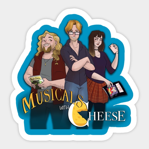 Musicals with Cheese Crew Sticker by Musicals With Cheese